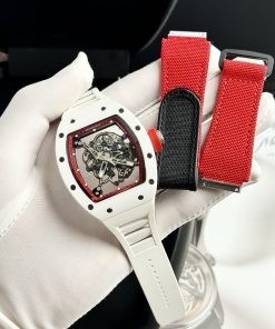 Richard Mille RM055 White Ceramic Best Replica Watch BBR Factory 45mm (3)