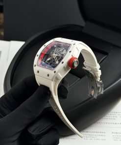 Richard Mille RM055 White Ceramic Best Replica Watch BBR Factory 45mm (3)