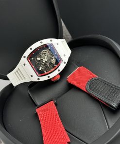 Richard Mille RM055 White Ceramic Best Replica Watch BBR Factory 45mm (3)