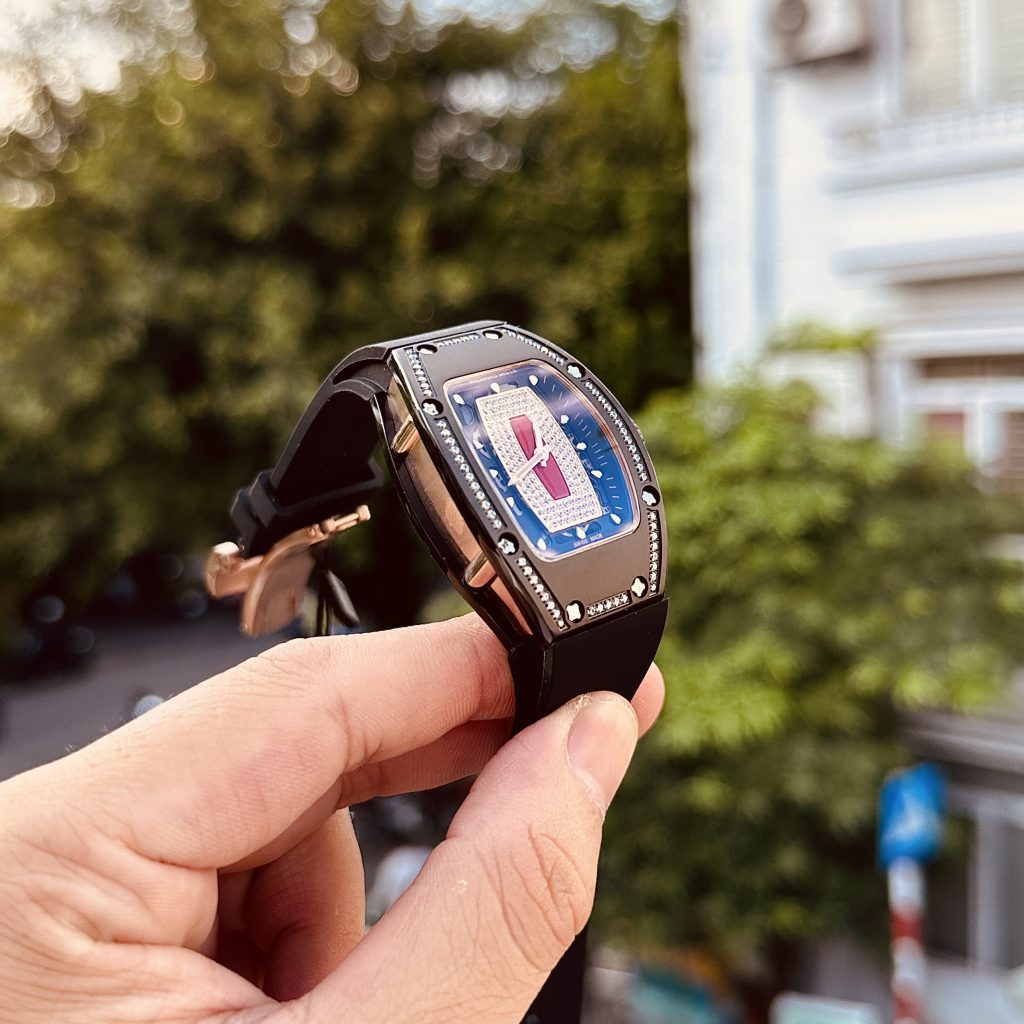 Richard Mille RM07-01 Custom Moissanite Diamonds Women 32mm (6)