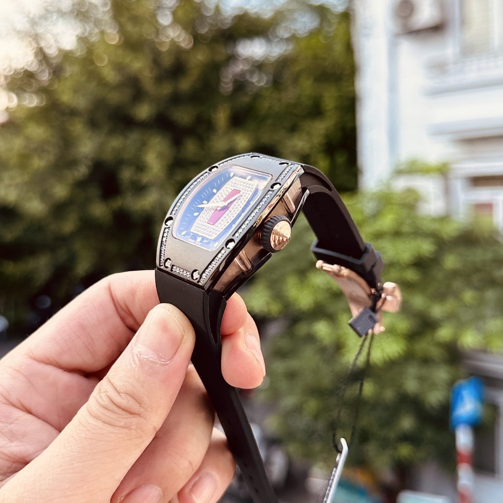 Richard Mille RM07-01 Custom Moissanite Diamonds Women 32mm (6)