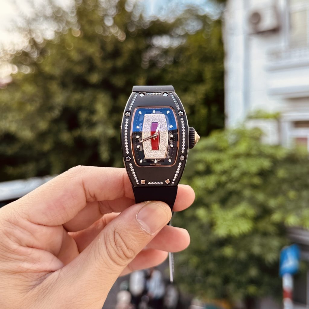 Richard Mille RM07-01 Custom Moissanite Diamonds Women 32mm (6)