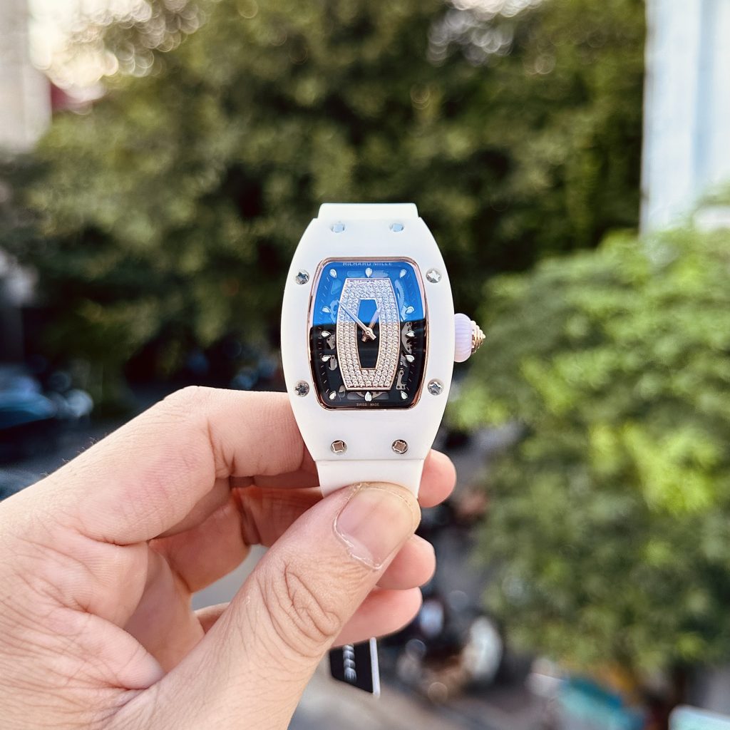 Richard Mille RM07 White Ceramic Replica Watches 36mm (1)