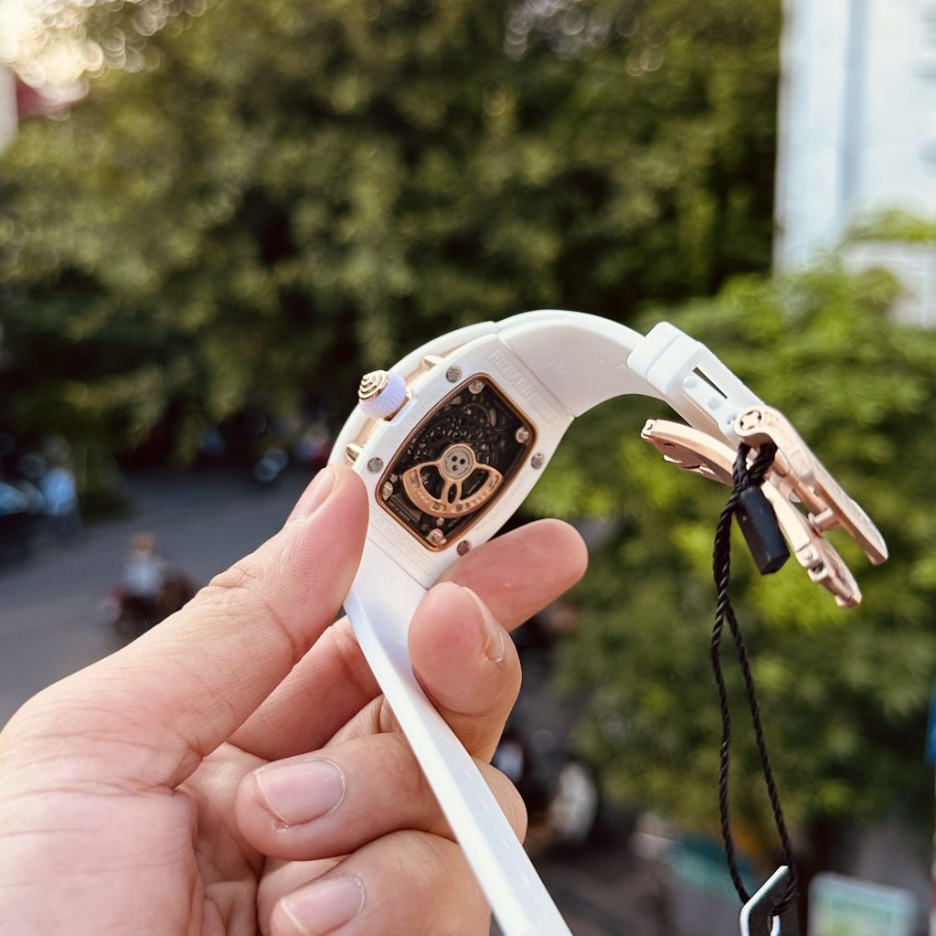 Richard Mille RM07 White Ceramic Replica Watches 36mm (1)