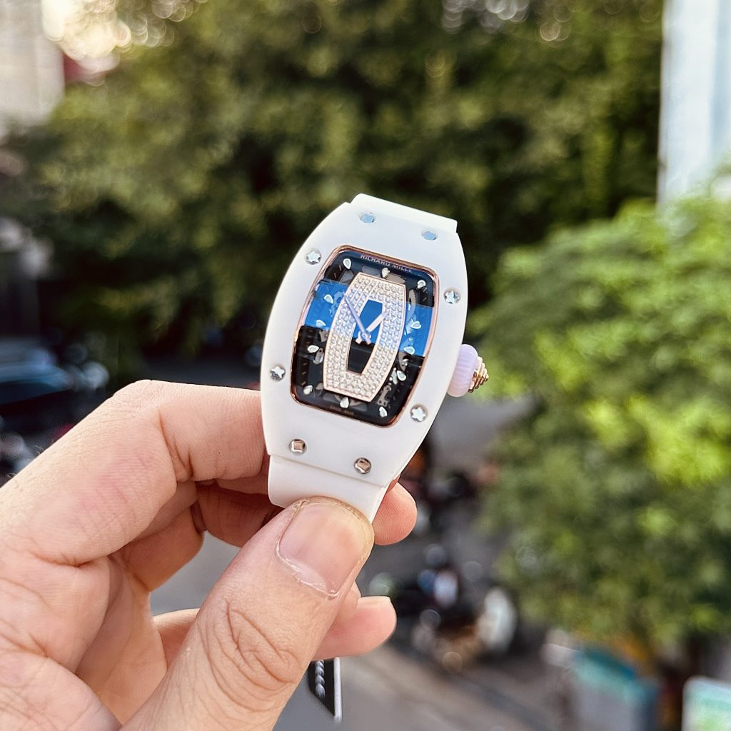 Richard Mille RM07 White Ceramic Replica Watches 36mm (1)