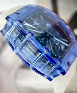 Richard Mille RM12-01 Sapphire Blue Tourbillon Replica Watches Best Quality (1)