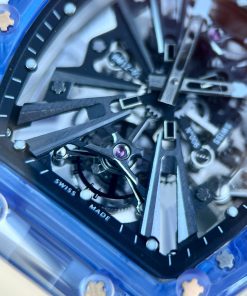 Richard Mille RM12-01 Sapphire Blue Tourbillon Replica Watches Best Quality (1)