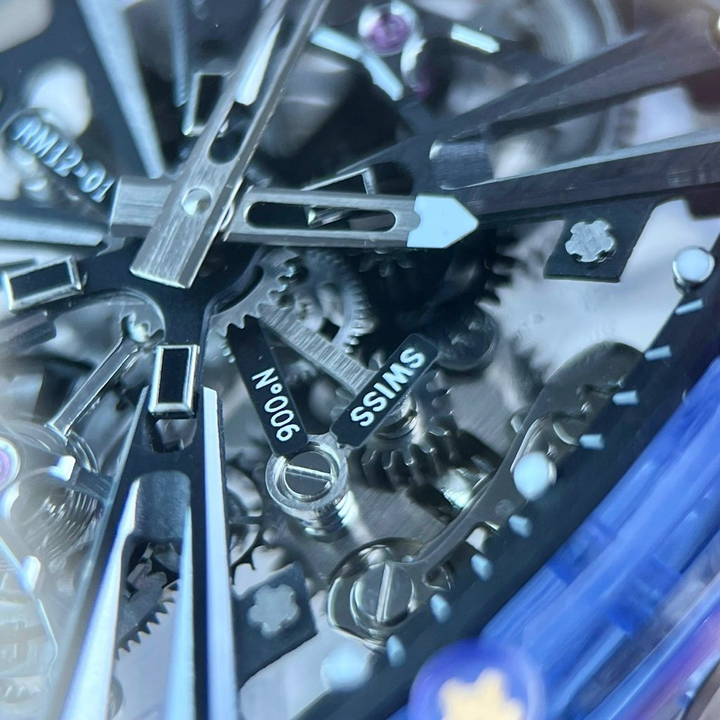 Richard Mille RM12-01 Sapphire Blue Tourbillon Replica Watches Best Quality (1)