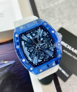 Richard Mille RM12-01 Sapphire Blue Tourbillon Replica Watches Best Quality (1)