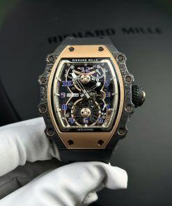 Richard Mille RM21-01 Tourbillon Aerodyne Replica Watch Rubber Strap 43x51mm (2)