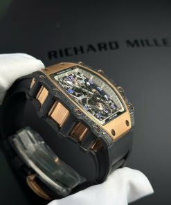 Richard Mille RM21-01 Tourbillon Aerodyne Replica Watch Rubber Strap 43x51mm (2)