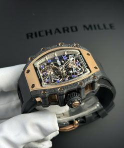 Richard Mille RM21-01 Tourbillon Aerodyne Replica Watch Rubber Strap 43x51mm (2)