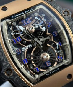 Richard Mille RM21-01 Tourbillon Aerodyne Replica Watch Rubber Strap 43x51mm (2)