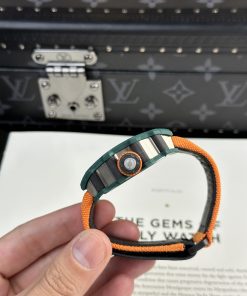 Richard Mille RM21-02 Tourbillon Aerodyne Green TPT Watch RM Factory 43mm (10)