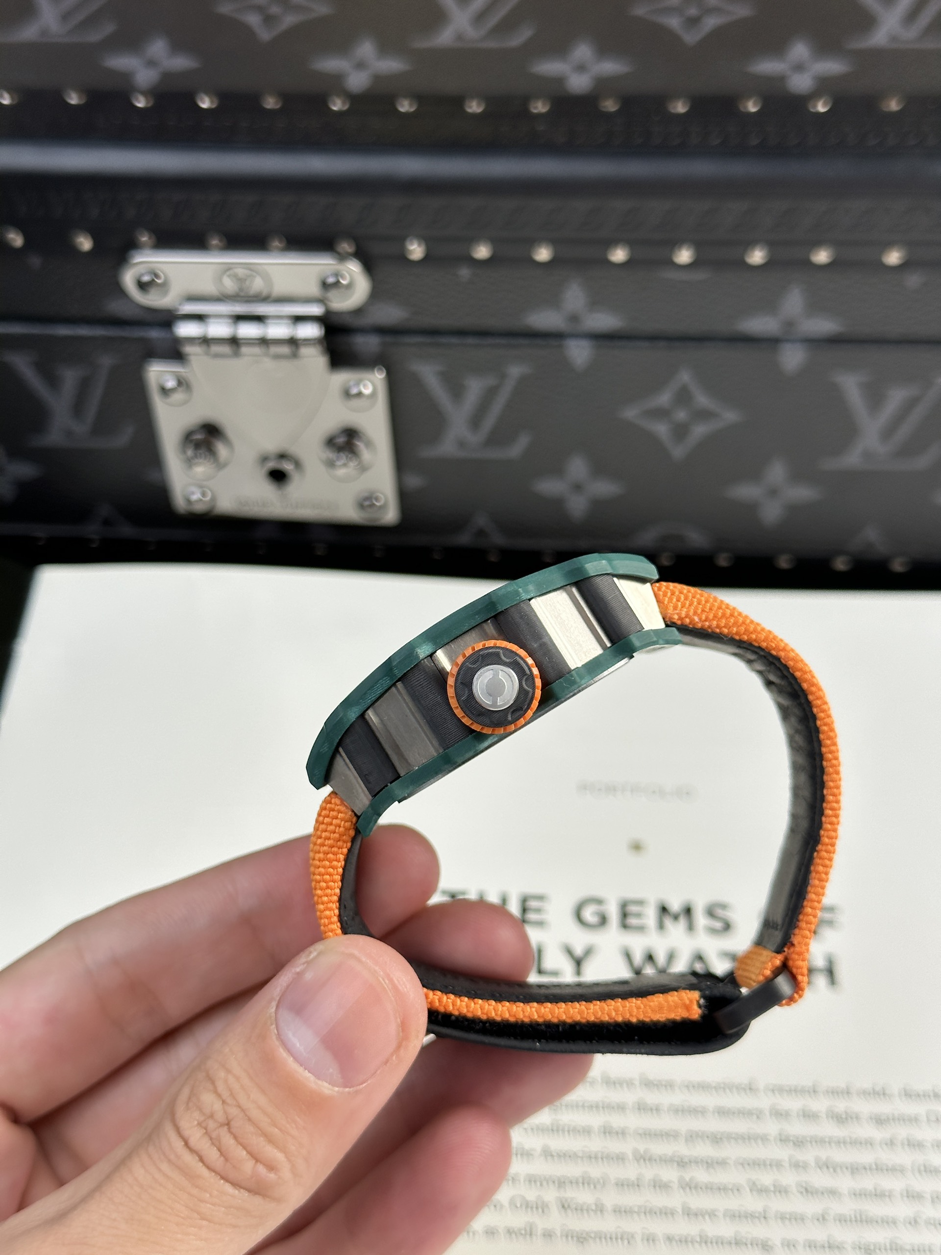 Richard Mille RM21-02 Tourbillon Aerodyne Green TPT Watch RM Factory 43mm (1) Richard Mille RM21-02 Tourbillon Aerodyne Green TPT Watch RM Factory 43mm (10)