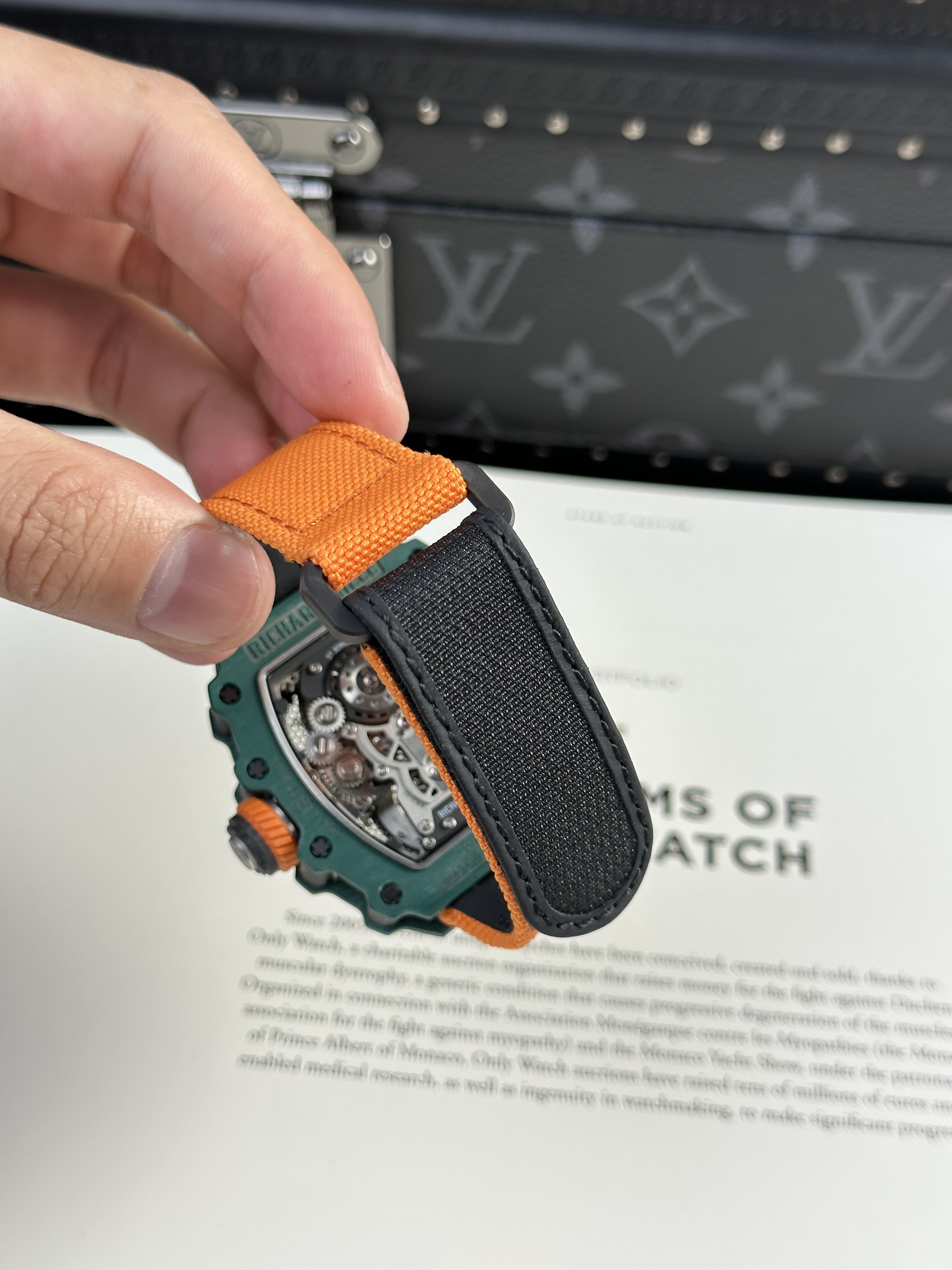 Richard Mille RM21-02 Tourbillon Aerodyne Green TPT Watch RM Factory 43mm (10) Richard Mille RM21-02 Tourbillon Aerodyne Green TPT Watch RM Factory 43mm (10)