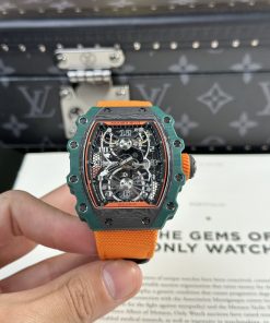 Richard Mille RM21-02 Tourbillon Aerodyne Green TPT Watch RM Factory 43mm (10)