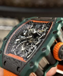 Richard Mille RM21-02 Tourbillon Aerodyne Green TPT Watch RM Factory 43mm (10)