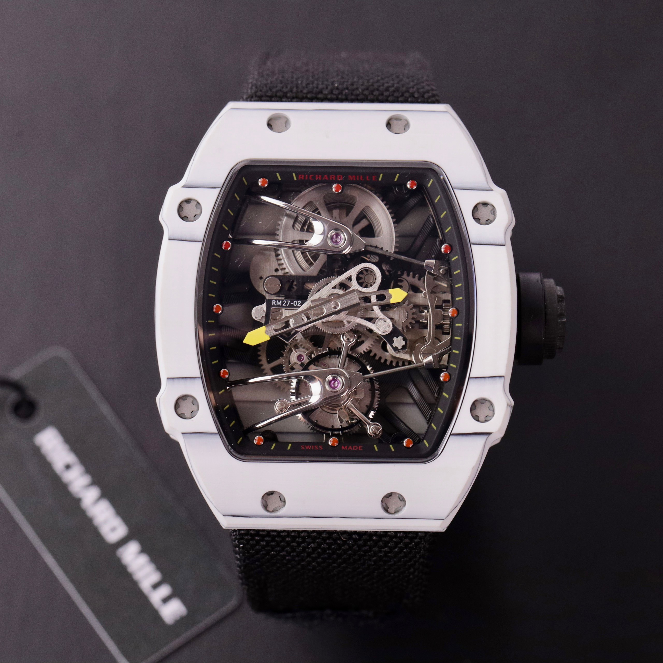 Richard Mille RM27-02 Tourbillon Full Carbon TPT Best Replica Watch 42mm (7) Richard Mille RM27-02 Tourbillon Full Carbon TPT Best Replica Watch 42mm (11)