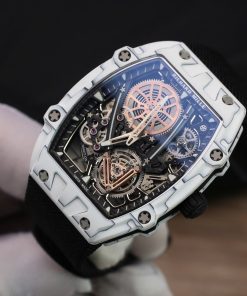 Richard Mille RM27-05 Rafael Nadal White Carbon Best Replica Watch 37.25×47 (2)