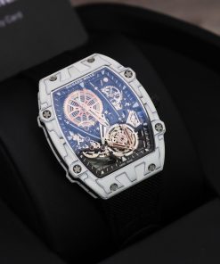 Richard Mille RM27-05 Rafael Nadal White Carbon Best Replica Watch 37.25×47 (2)