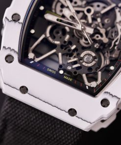 Richard Mille RM35-01 Rafael Nadal White Carbon Replica Watches BBR (1)