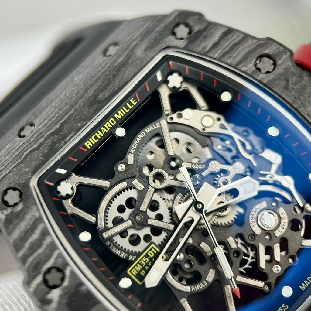Richard Mille RM35-01 Replica Watches Best Quality Full Carbon 44mm (2)