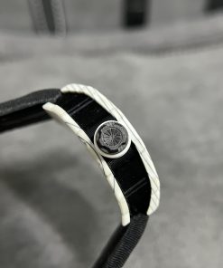 Richard Mille RM35-01 White Carbon Super Fake Watches 44mm (1)