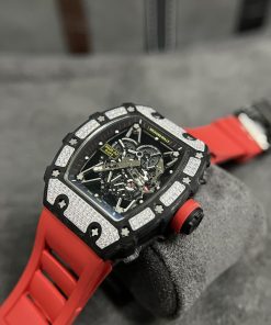 Richard Mille RM35-02 Diamonds Super Fake Watches 44mm (2)