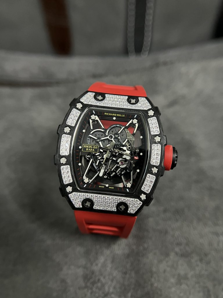 Richard Mille RM35-02 Diamonds Super Fake Watches 44mm (2)