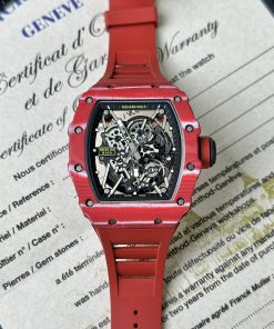 Richard Mille RM35-02 Replica Watches Best Quality Red 44mm (2)