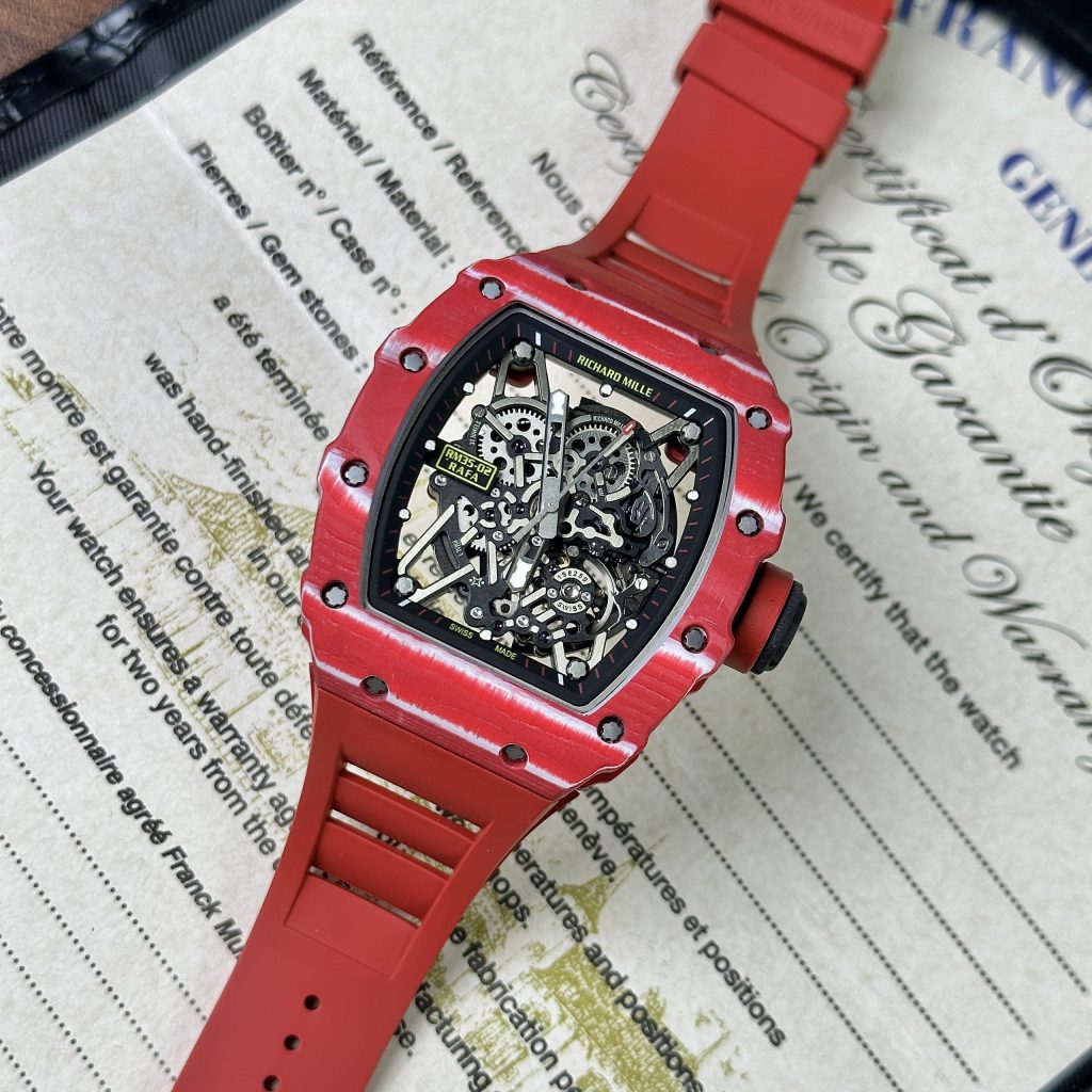 Richard Mille RM35-02 Replica Watches Best Quality Red 44mm (2)