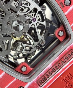 Richard Mille RM35-02 Replica Watches Best Quality Red 44mm (2)