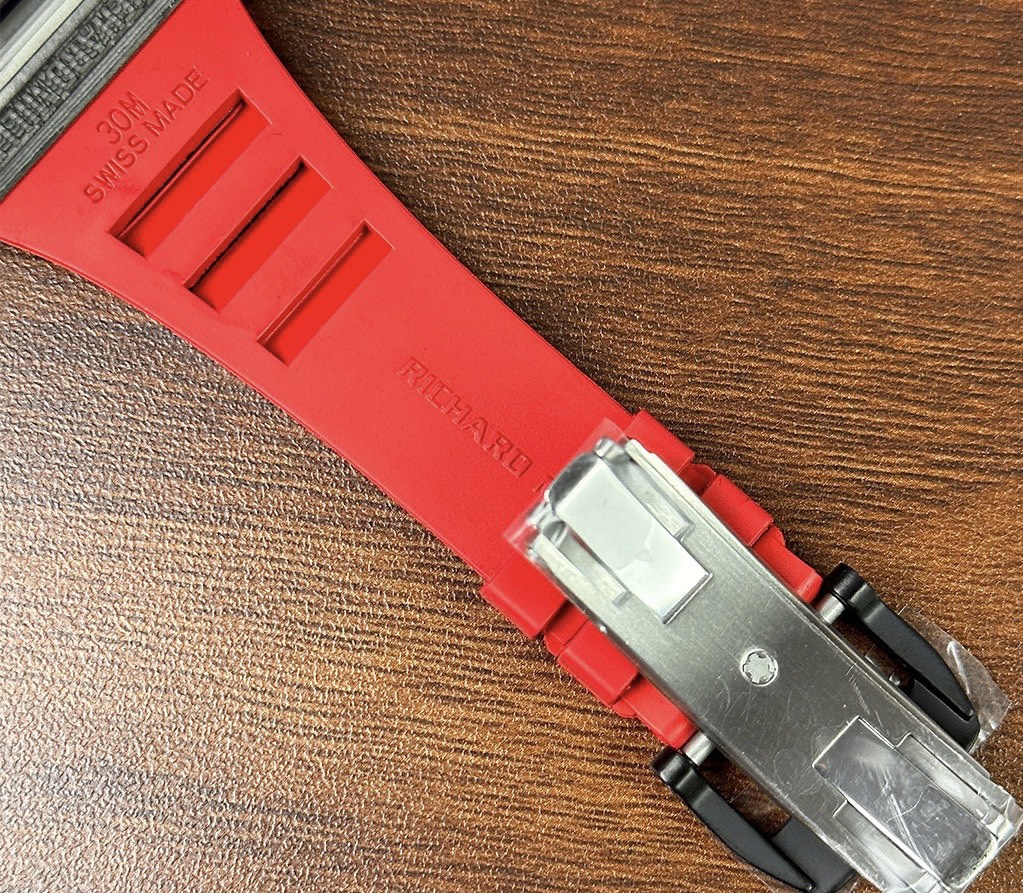 Richard Mille RM35-02 Replica Watches Best Quality Red Rubber 44mm (1)