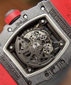 Richard Mille RM35-02 Replica Watches Best Quality Red Rubber 44mm (1)