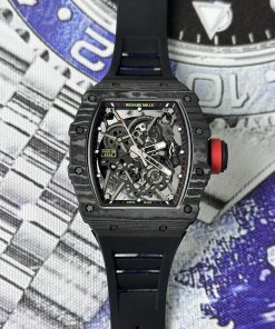 Richard Mille RM35-02 Replica Watches Full Carbon BBR Factory 44mm (4)