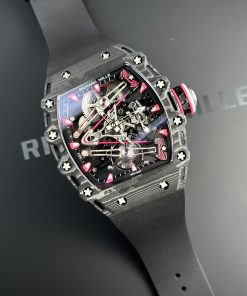 Richard Mille RM38-02 Bubba Watson Tourbillon Carbon Quartz TPT Best Replica 44mm (2)