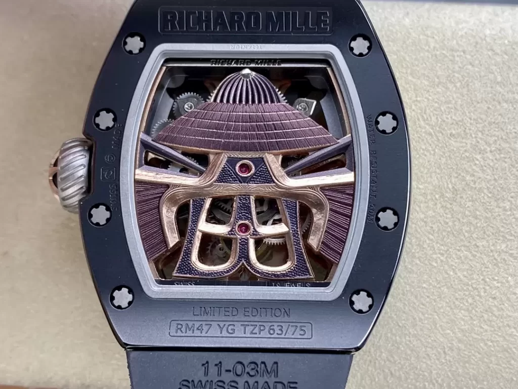 Richard Mille RM47 Samurai Tourbillon Ceramic Replica Watches (1)