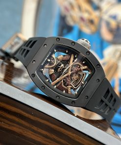 Richard Mille RM47 The Time Of The Samurai Ceramic Black Replica Watch 42.7mm
