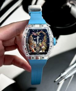 Richard Mille RM51-01 Tourbillon Tiger And Dragon Best Replica Watch 40x48mm