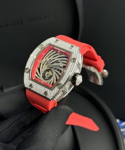Richard Mille RM51-02 Replica Watches Red Rubber Strap 40mm (1)