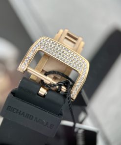 Richard Mille RM51 Replica Watches Full Diamonds Rose Gold 40mm (2)