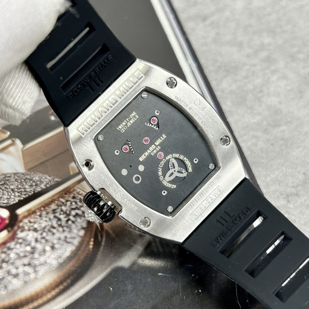 Richard Mille RM51 Replica Watches Full Diamonds Sliber 40mm (3)