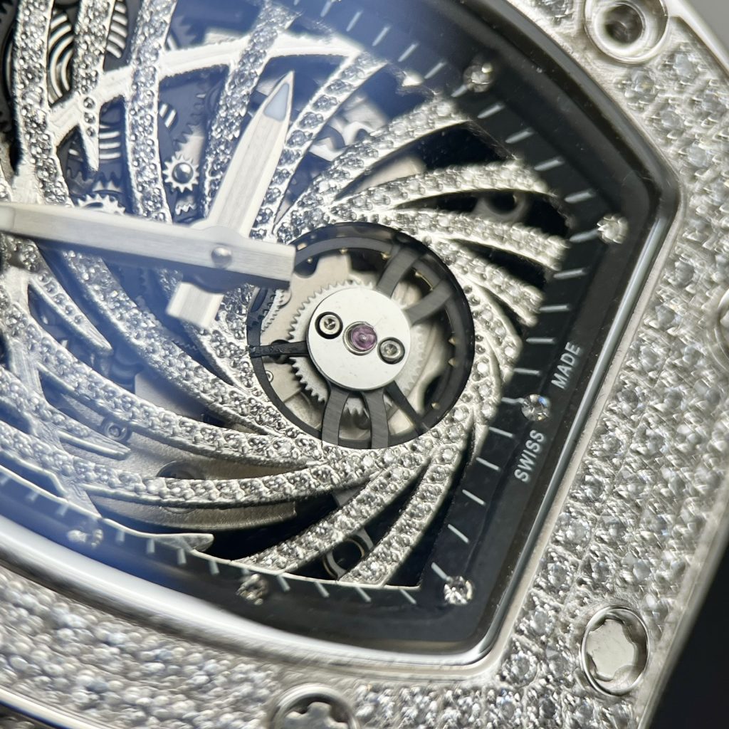 Richard Mille RM51 Replica Watches Full Diamonds Sliber 40mm (3)