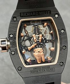 Richard Mille RM66 Flying Tourbillon Carbon Customs 18K Gold 42 (1)