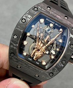 Richard Mille RM66 Flying Tourbillon Carbon Customs 18K Gold 42 (1)
