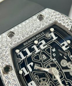 Richard Mille RM67-01 Custom Moissanite Diamonds Replica Watch 40mm (1)