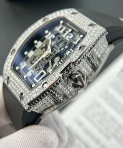 Richard Mille RM67-01 Custom Moissanite Diamonds Replica Watch 40mm (1)