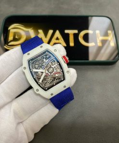 Richard Mille RM67-02 Best Replica Watch White Carbon Shell Custom Like Auth VVIP 38.7x47 (2)