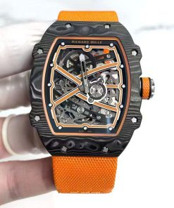 Richard Mille RM67-02 Carbon Best Replica Watch Weight 37 Grams Ultralight Orange 38.7×47 (2)